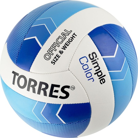 Купить Мяч волейбольный Torres Simple Color любительский р.5 в Ковдоре 